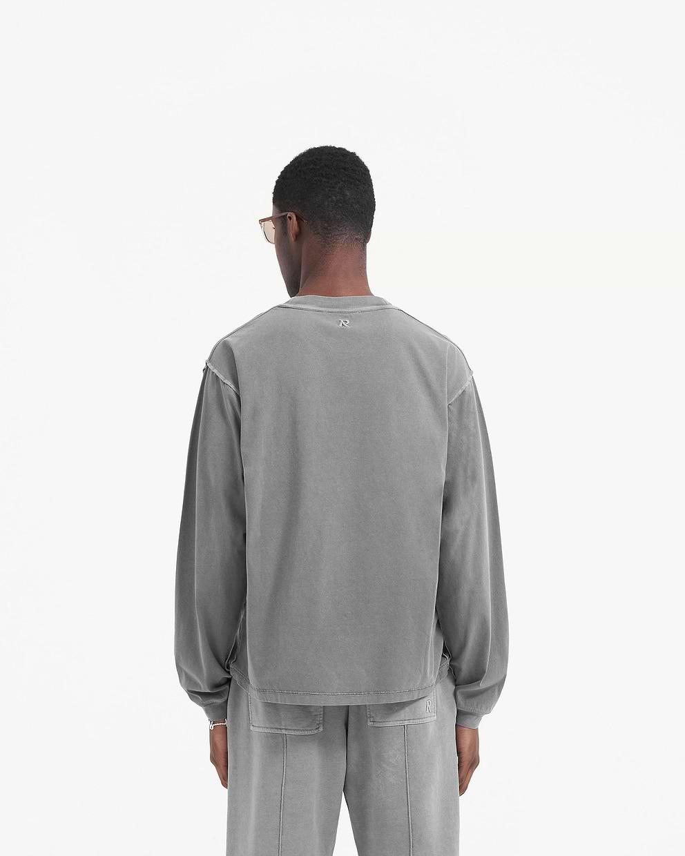 Initial Long Sleeve T-Shirt - Ultimate Grey